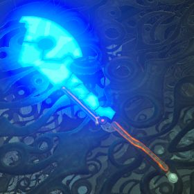 A picture of a ancient battle axe from BoTW.