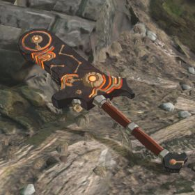 A picture of a ancient bladesaw from BoTW.