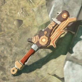 A picture of a ancient short sword from BoTW.