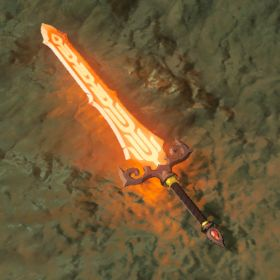 A picture of a flameblade from BoTW.