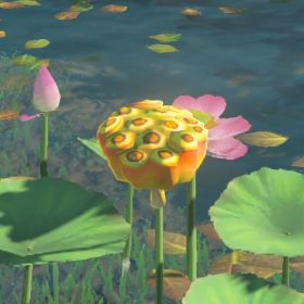 A picture of a fleet-lotus seeds from BoTW.