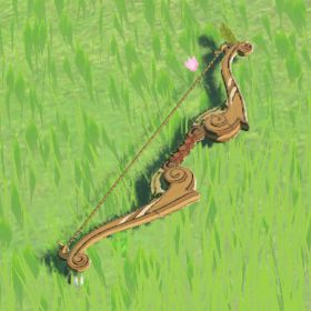 A picture of a forest dweller's bow from BoTW.