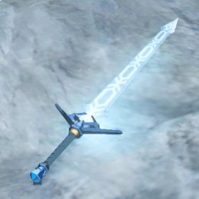 A picture of a frostblade from BoTW.