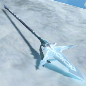A picture of a frostspear from BoTW.