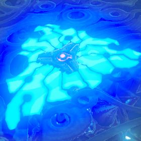 A picture of a guardian shield+ from BoTW.
