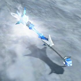 A picture of a ice rod from BoTW.