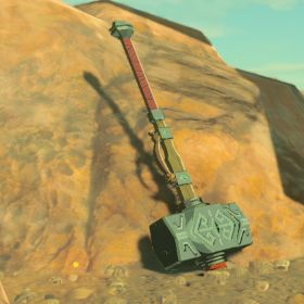 A picture of a iron sledgehammer from BoTW.