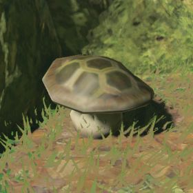 A picture of a ironshroom from BoTW.