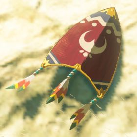 A picture of a kite shield from BoTW.