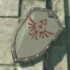 A picture of a knight's shield from BoTW.