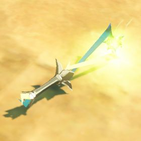 A picture of a lightning rod from BoTW.