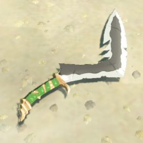 A picture of a lizal boomerang from BoTW.