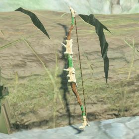 A picture of a lizal bow from BoTW.
