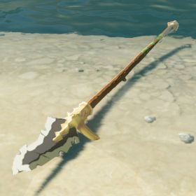 A picture of a lizal spear from BoTW.