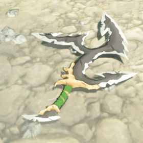 A picture of a lizal tri-boomerang from BoTW.