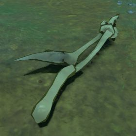 A picture of a lizalfos arm from BoTW.