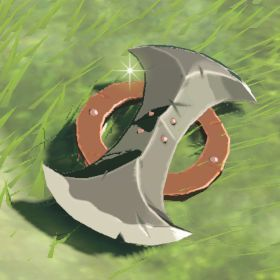 A picture of a lynel shield from BoTW.