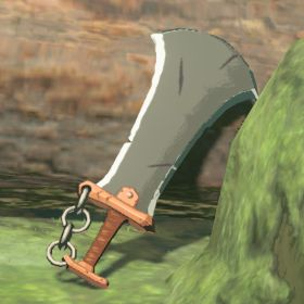 A picture of a lynel sword from BoTW.