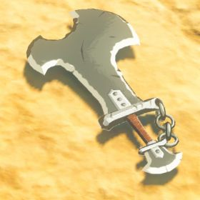 A picture of a mighty lynel sword from BoTW.