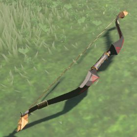 A picture of a phrenic bow from BoTW.