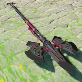 A picture of a royal guard's spear from BoTW.