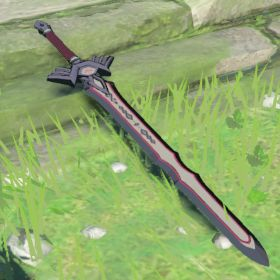 A picture of a royal guard's sword from BoTW.