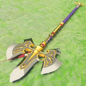 A picture of a royal halberd from BoTW.