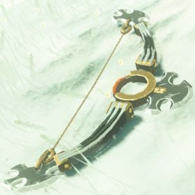 A picture of a savage lynel bow from BoTW.