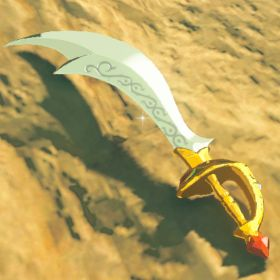 A picture of a scimitar of the seven from BoTW.