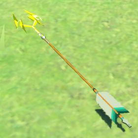 A picture of a shock arrow from BoTW.