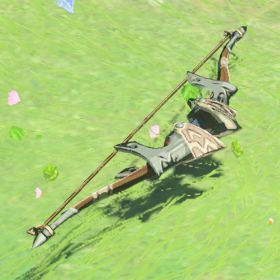 A picture of a soldier's bow from BoTW.