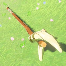 A picture of a spiked boko spear from BoTW.