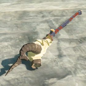 A picture of a spiked moblin spear from BoTW.