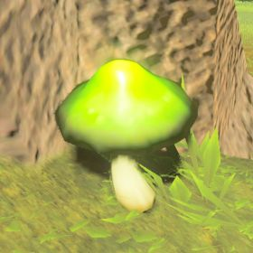 A picture of a stamella shroom from BoTW.