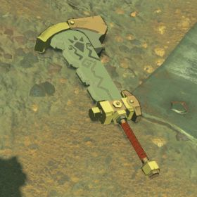 A picture of a stone smasher from BoTW.