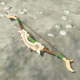 A picture of a strengthened lizal bow from BoTW.