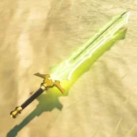 A picture of a thunderblade from BoTW.