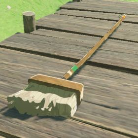 A picture of a wooden mop from BoTW.